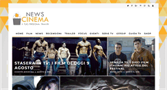 Desktop Screenshot of newscinema.it